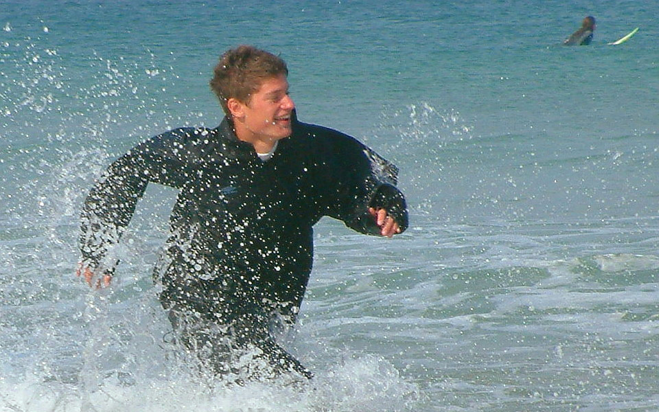 Swimming in clothes is fun!